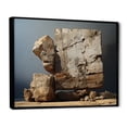 thumbnail image 2 of Designart "Earthy Geode Minimalist Appeal" Stone Geode Floater Framed Canvas Art Print, 2 of 5