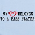 thumbnail image 2 of CafePress - My Heart Belongs To A Bass Player Body Suit - Baby Light Bodysuit, Size Newborn - 24 Months, 2 of 4