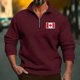 thumbnail image 1 of pstuiky mangas largas para hombre, Camisa de manga larga con cuello alto, cremallera y color sólido informal para hombre. salir tops m, 1 of 8