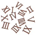 thumbnail image 4 of Wooden Roman Numerals Clock Kit – 12pcs DIY Wall Clock Shapes for Living Room, Kitchen, or Office – Minimalist Home Decor, 4 of 5
