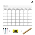 thumbnail image 1 of Erasable Calendar for Fridge Magnetic Whiteboard Calendars Monthly/Weekly Planner Weekly Organizer Daily Notepad  D, 1 of 2