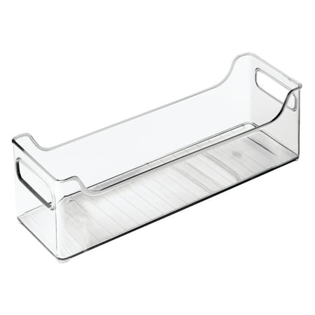 iDesign Plastic Refrigerator Organizing Bin with Handles, Clear