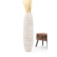thumbnail image 3 of Leewadee Large White Home Decor Floor Vase - Wooden 41 inch Tall Farmhouse Decor Flower Holder For Fake Plant And Pampas Grass, 3 of 7