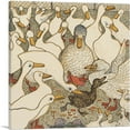 thumbnail image 1 of ARTCANVAS Illustration From The Ugly Duckling Canvas Art Print by Theo Van Hoytema - Size: 36" x 36" (0.75" Deep), 1 of 9