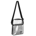 thumbnail image 4 of Paquete de hombro Bandolera transparente para hombre y mujer, bandolera transparente para deportes, viajes, compras 1 1, 4 of 5