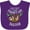 Purple, variant on Inktastic Our 1st Mothers Day Together Cute Mom and Baby Sloth Boys or Girls Baby Bib