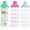 3Pcs-Multicolor, variant on 5-Layer Baby Formula Dispenser for Travel - Portable Milk Powder Container with Lids, Food Storage Box for Snacks, Candy, Powder (Blue, Green, Pink) - On-the-Go Formula Dispenser