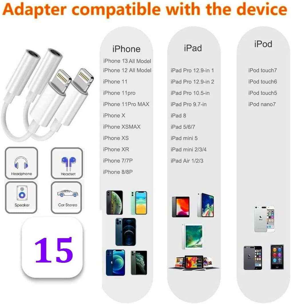 Apple Lightning To 3.5 Mm Headphone Jack Adapter-3V4H — Future Store