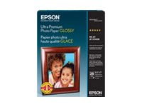 Epson, EPSS042182, Ultra-premium Glossy Photo Paper, 25 / Pack, Bright White
