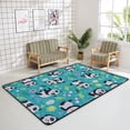 thumbnail image 4 of Crawling Indoor Carpet Play Mat Cute Pandas for Living Room Bedroom Educational Nursery Floor Mat Area Rugs 63x48in Carpet Runner, 4 of 6