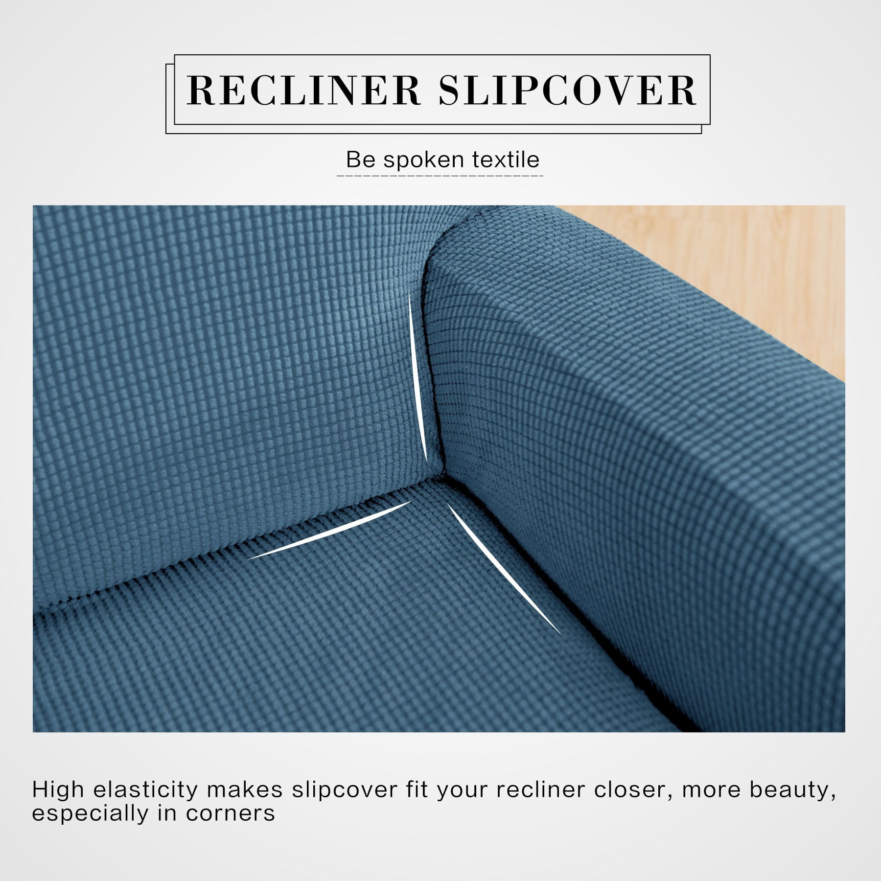 Subrtex Recliner Slipcover with Pockets Stretch Furniture