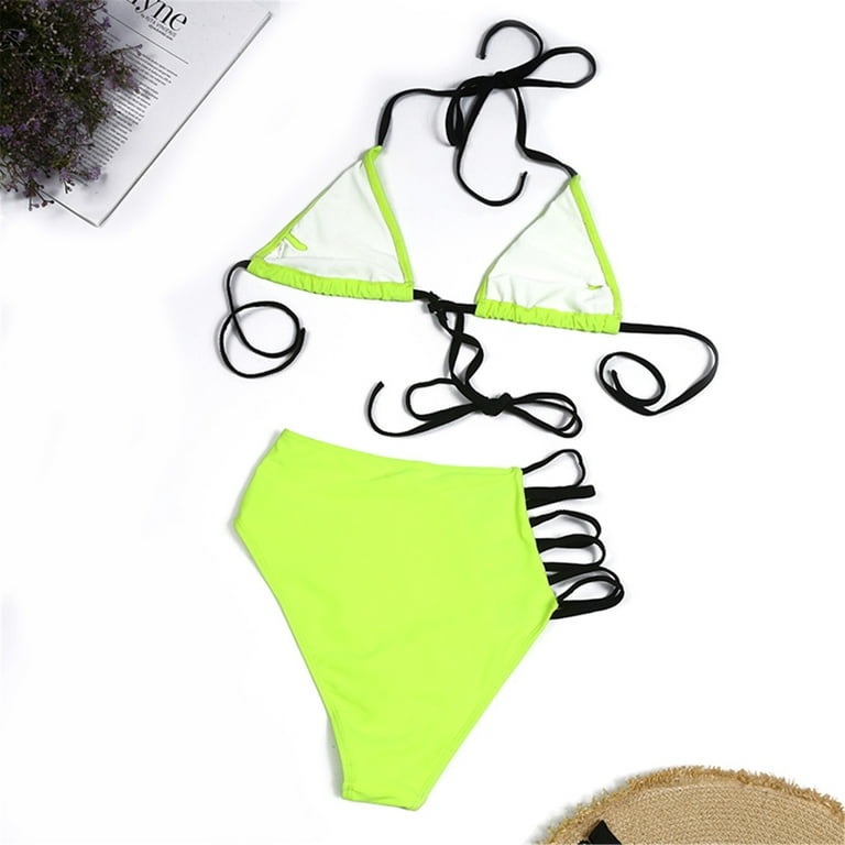 Sports Bra Swimsuits for Women 3x Bathing Suits for Women plus Size with  Skirt Bikini Skeleton Swimsuit Two-Piece Strapping Split Fashion Set  Women's