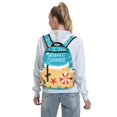 thumbnail image 7 of Fuzoiu Hello Summer1 Print Lightweight Daypack,Weekender Bag for Men and Women, Travel Backpack with Padded Straps for School, Travel & Work, 7 of 7