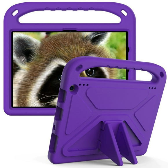 Case for Amazon Fire HD 10 (2021) 10.1 inches non-toxic EVA tablet cover Shock Proof Stand case for Fire HD 10 (11th Generation) PURPLE Fire HD 10 (2021)