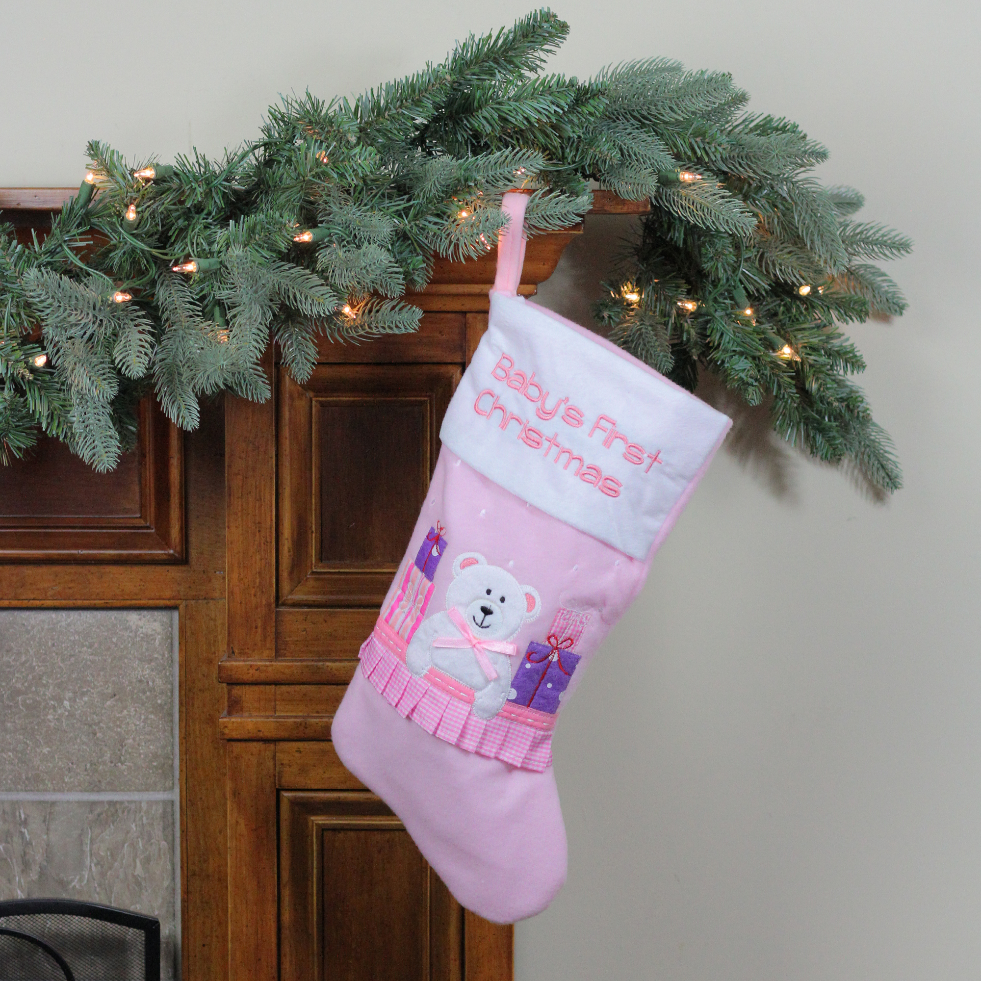 baby first christmas stocking walmart