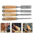 thumbnail image 1 of FONWILYO Para Madera Wood Chisel Assorted Color 4pcs Crafting Tools, 1 of 6