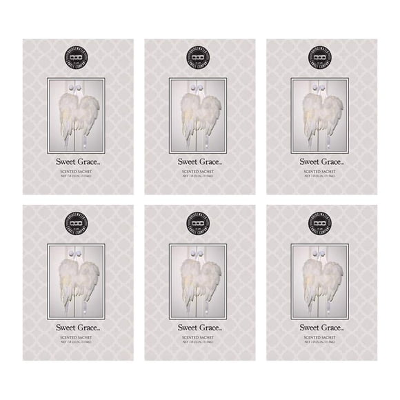 Ambientador en bolsita Bridgewater Candle Sweet Grace, paquete de 6