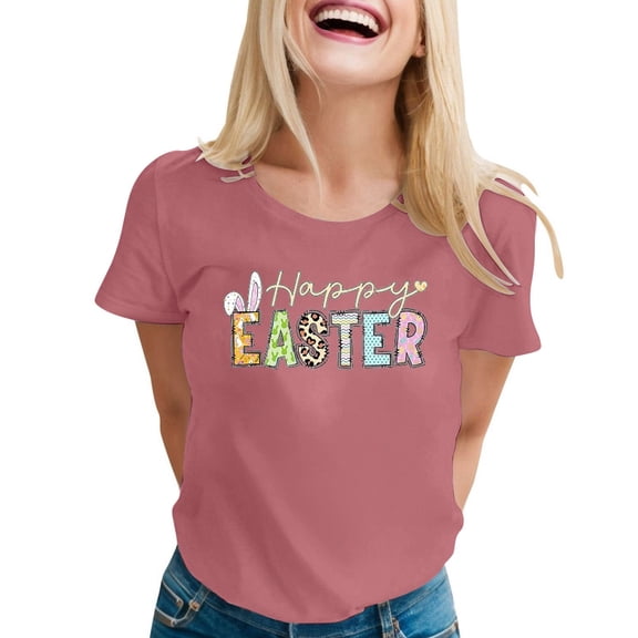 Womens Athletic Tops L Short Sleeve Tees Women All Womens Raglan T Shirt Women Short Sleeved Shirts for Casual Tees Workout Shirts Loose Cute Summer Tops And Shirt Medium T Long Pink L