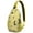 Bumble Bee Sli, variant on Ink Style Travel Sling Backpack Lightweight Durable Crossbody Bag with Rustic Patterns for Commuting and Hiking