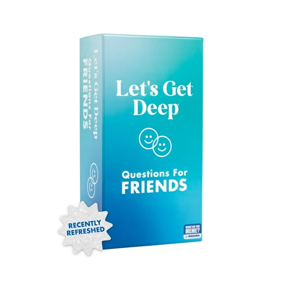 Let's Get Deep: Friends Edition – The Party Game Full of Hilarious & Unique Questions and Conversati multicolor