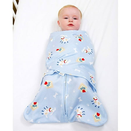 Halo - SleepSack Swaddle Wearable Microfleece Blanket, Puppy Print