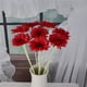 thumbnail image 4 of Flor Simulación de crisantemo artificial, oficina en casa, decoración floral falsa, adorno de boda, rojo oscuro 10 Piezas Speravity HA8120-05B, 4 of 6