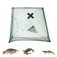 thumbnail image 2 of 4/3/2/1pcs Fishing Net Foldable Mesh Baits Trap Umbrella Cast Dip Crab Shrimp Minnow Trap Nylon Mesh Trap Cast Safe Catch Landing Net for Fish Shrimp Minnow Crayfish Crab, 2 of 9