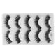 thumbnail image 4 of Pestañas postizas, 5 pares de pestañas postizas de maquillaje denso y grueso, pestañas postizas impulsadas por el rendimiento, 4 of 12