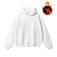 thumbnail image 1 of Styesk Mens Shirts Men's Leisure Hooded Sweatshirt Solid Color Shoulder Sleeves Long Sleeved, 1 of 8