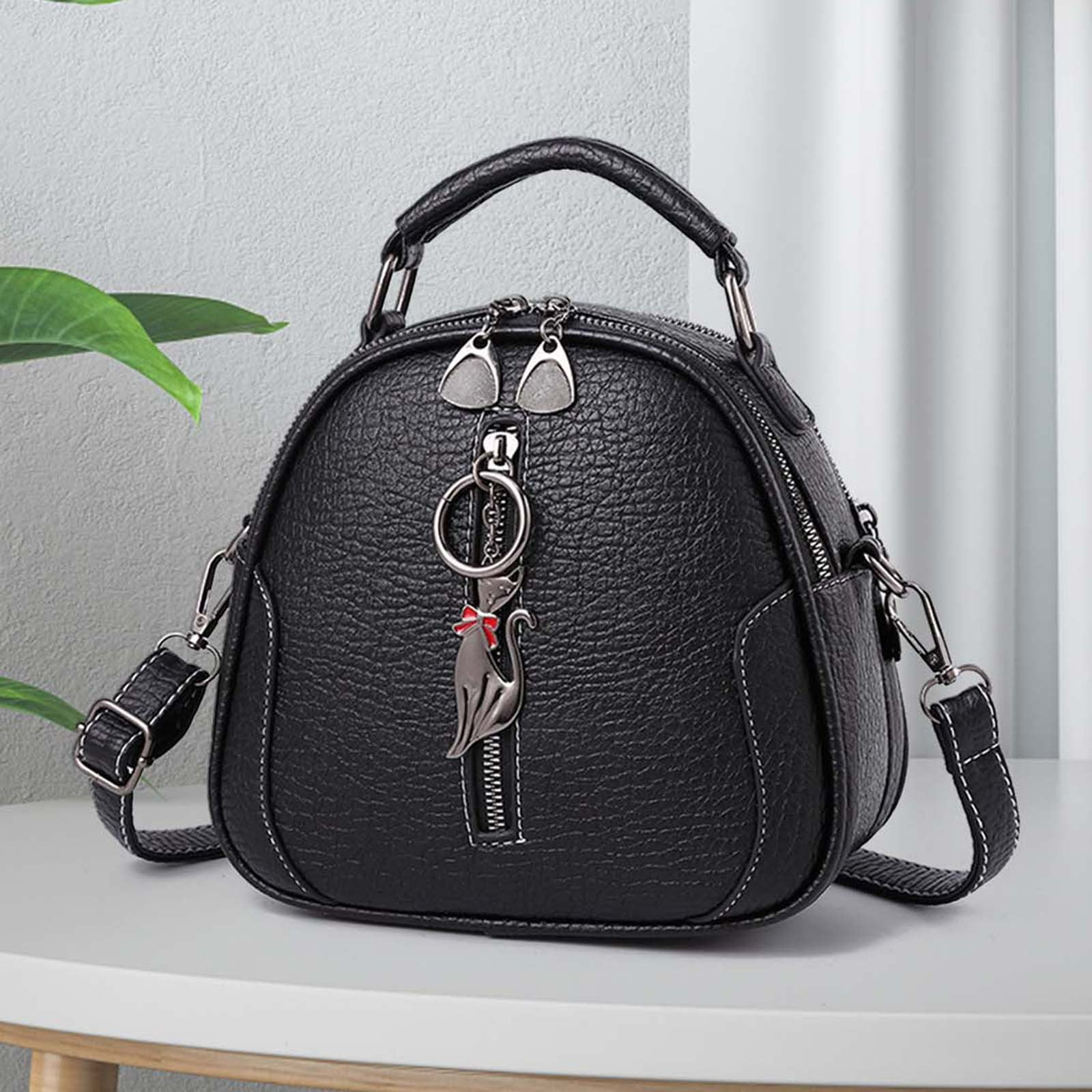 Modisza Small Top Handle Purse for Women Crossbody Satchel Handbag Barrel Bag Travel Shoulder Tote