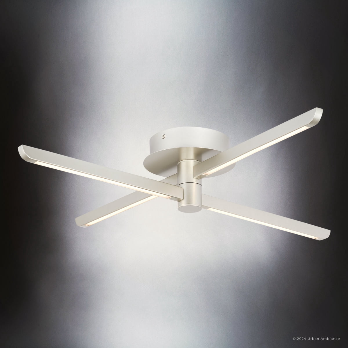 Luxury Cosmopolitan Ceiling Light, Burnished Nickel, UHP4820