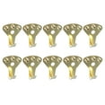 thumbnail image 1 of 10Pcs Photo Frame Back Plates Tablet Frame Locks for Decoration Brad Buttons Diy Photo Album Frame Rotating Scrapbooking Locks with Screws (Golden Steel Nail), 1 of 8