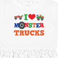 thumbnail image 4 of Inktastic I Love Trucks Girls Toddler Dress, 4 of 5