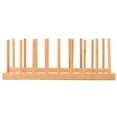 thumbnail image 4 of Ymiko Plate Racks,Bamboo Dish Rack Plates Holder Kitchen Storage Cabinet Organizer for Cup Pot Lid Cutting Board, 4 of 11