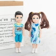 thumbnail image 4 of ONEST 10 Sets 5 Inch Mini Doll with Doll Clothes Party Grown Outfits Doll Accessories for Kids, 4 of 5