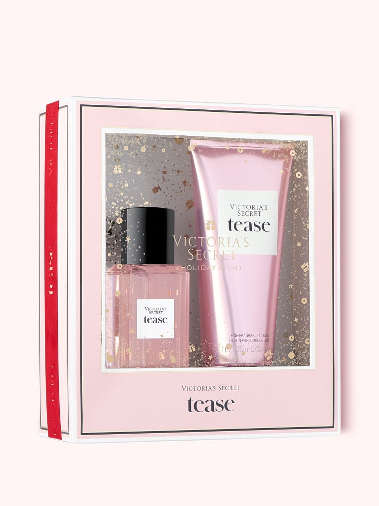 Victoria's Secret Tease Travel Size Fine Fragrance Mist and Lotion Holiday Gift Set of 2