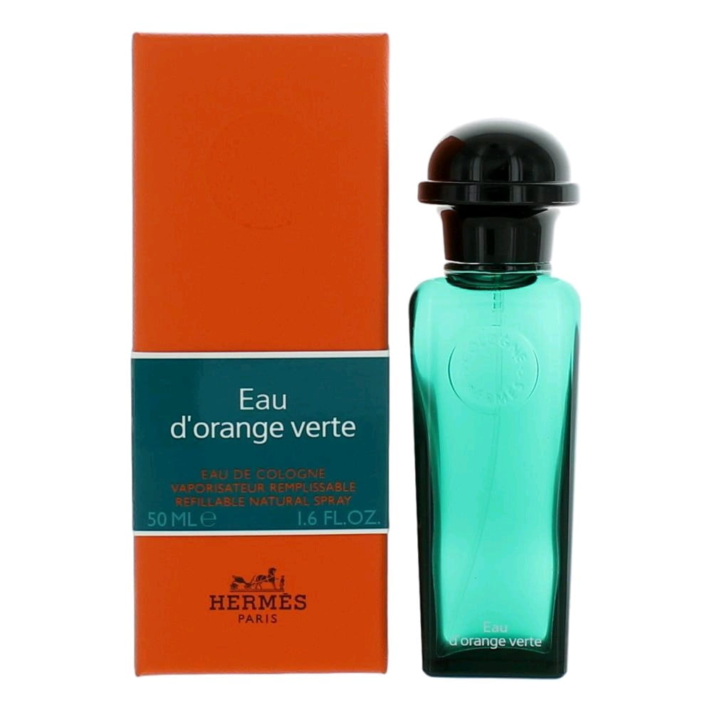 Eau d'Orange Verte by Hermes, 1.6 oz Eau De Cologne Refillable Spray