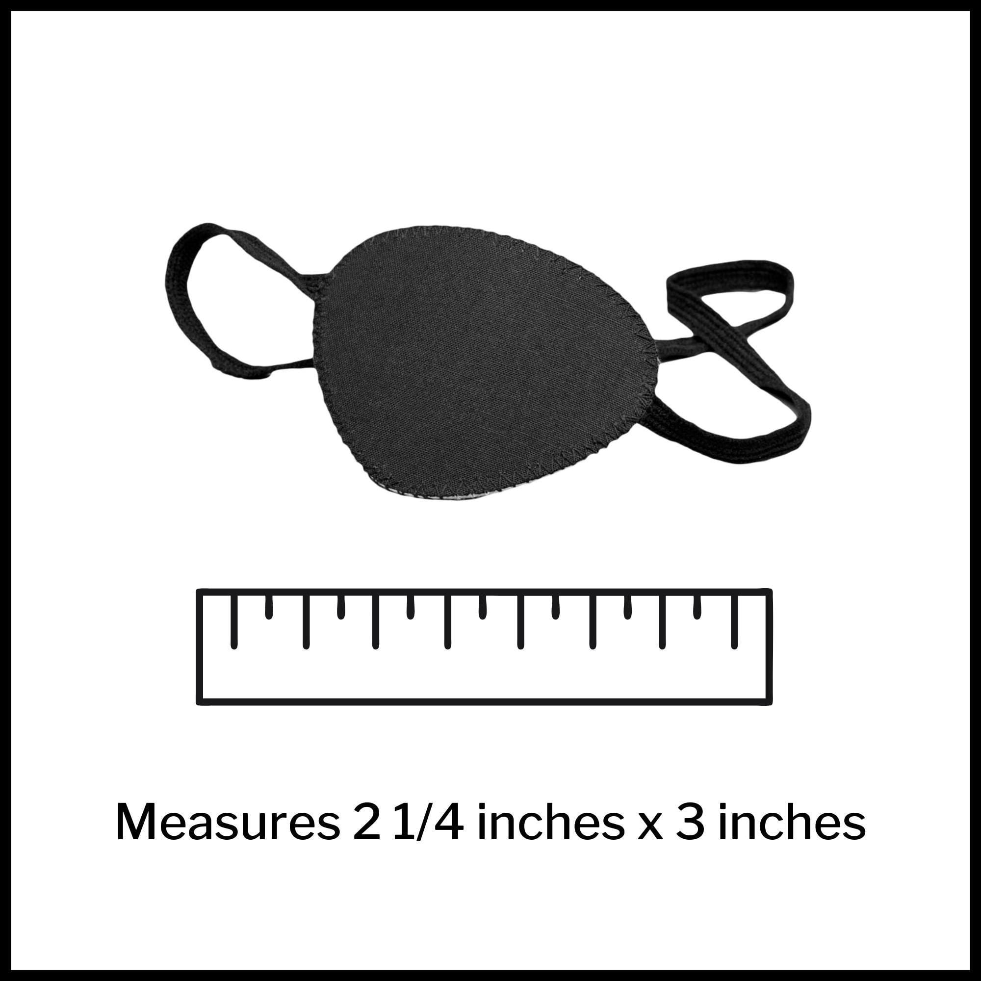 McKesson, Disposable Eye Patches, 2-1/4 x 3 Inch, Black Cotton