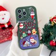 thumbnail image 3 of Funda de teléfono con dibujos animados 3D para iPhone, carcasa con Reno, oso, Papá Noel, Navidad, 13, 12, 11, 14, 15 Pro Max, 7, 8, 16 Plus, XS Max, X, XR, 3 of 4