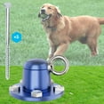 thumbnail image 4 of Dog Tie Out Stake, 360 Swivel Dog Runner Leads for Yard, Dog Chains for Outside, Dog Tie Out for Camping, 4 of 7