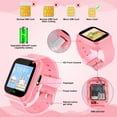 thumbnail image 6 of SHANNA Smart Watch for Kids, Kids Smartwatches Phone with Text and Call, Games Camera Alarm Flashlight Music Player for 3-12 Boys Girls, Pink, 6 of 8
