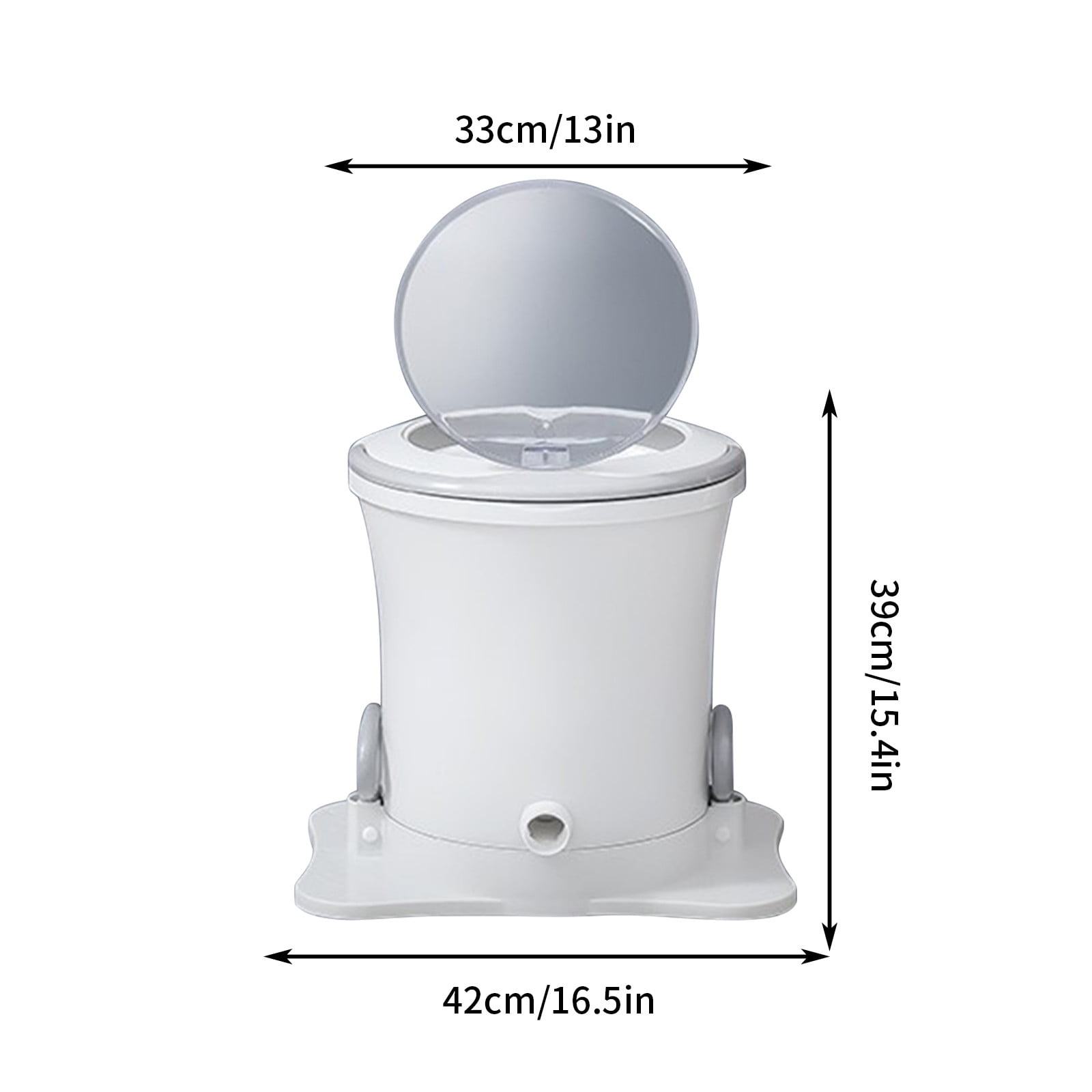 Hand Crank Clothes Wringer, Manual Portable Clothes Dryer and Dehydrator, Efficient Water Removal, Large Capacity, Stainless Steel and ABS Construction, Household Laundry Tool, Eco-Friendly