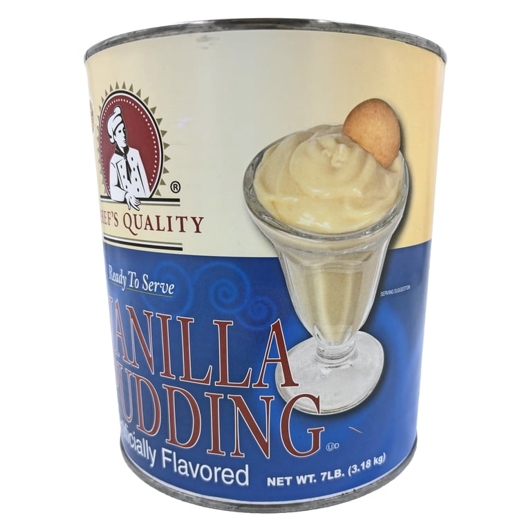 Chef's Quality, Vanilla Pudding, 7 lbs, Kosher Ready to Serve