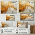thumbnail image 4 of Designart "Soft Painted Waves In Gold And Beige I" Abstract Shapes Wall Decor, 4 of 7