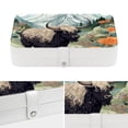 thumbnail image 4 of Yak PU Leather Jewelry Display Organizer Box with Removable Compartment, Portable Jewelry Organizer, 4 of 6
