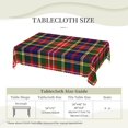 thumbnail image 6 of Rectangle Table Cloth, Clan Christie Tartan Resistant Washable Tablecloth Decorative Table Cover for Dining, Indoor and Outdoor, 6 of 6