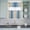 Khaki, gray blue, variant on 3 Piece Kitchen Curtains and Valances Set Green Yellow Ombre Cafe Curtains 36 Inch Length Farmhouse Modern Gradient Art Valance & Tier Curtain for Living Room Bedroom Small Window 54"x18" 27"x36"*2