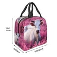 thumbnail image 3 of Disketp Flower Field Cow Bolsa Térmica para Almuerzo para Hombre y Mujer, Ideal para Trabajo, Senderismo y Picnic, 3 of 8