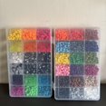 thumbnail image 1 of Kit de Fabrication de Bracelets 36 Sortes/couleurs 2 Boîtes Perles pour Bracelets, 1 of 5