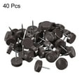 thumbnail image 3 of Unique Bargains Furniture Feet Nail Chair Table Leg Protector Pad 0.55'' Dia Brown 40pcs, 3 of 4